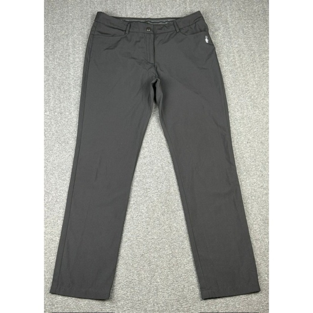 Peter Jensen Golf Pants Womens 77 29 Charcoal Gray Stretch Technical Trousers